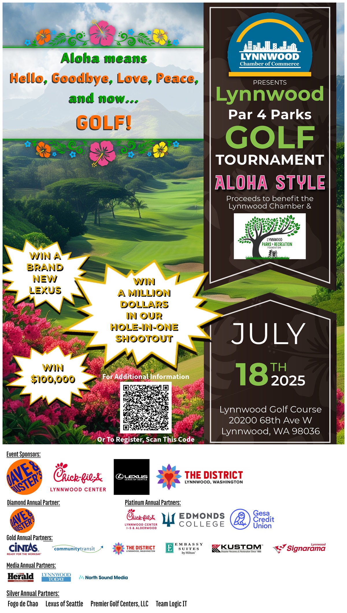 Par 4 Parks Golf Tournament – City of Lynnwood