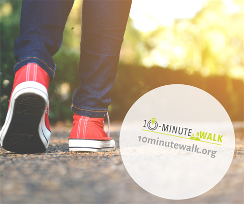 10-Minutes Walk Campaign Logo