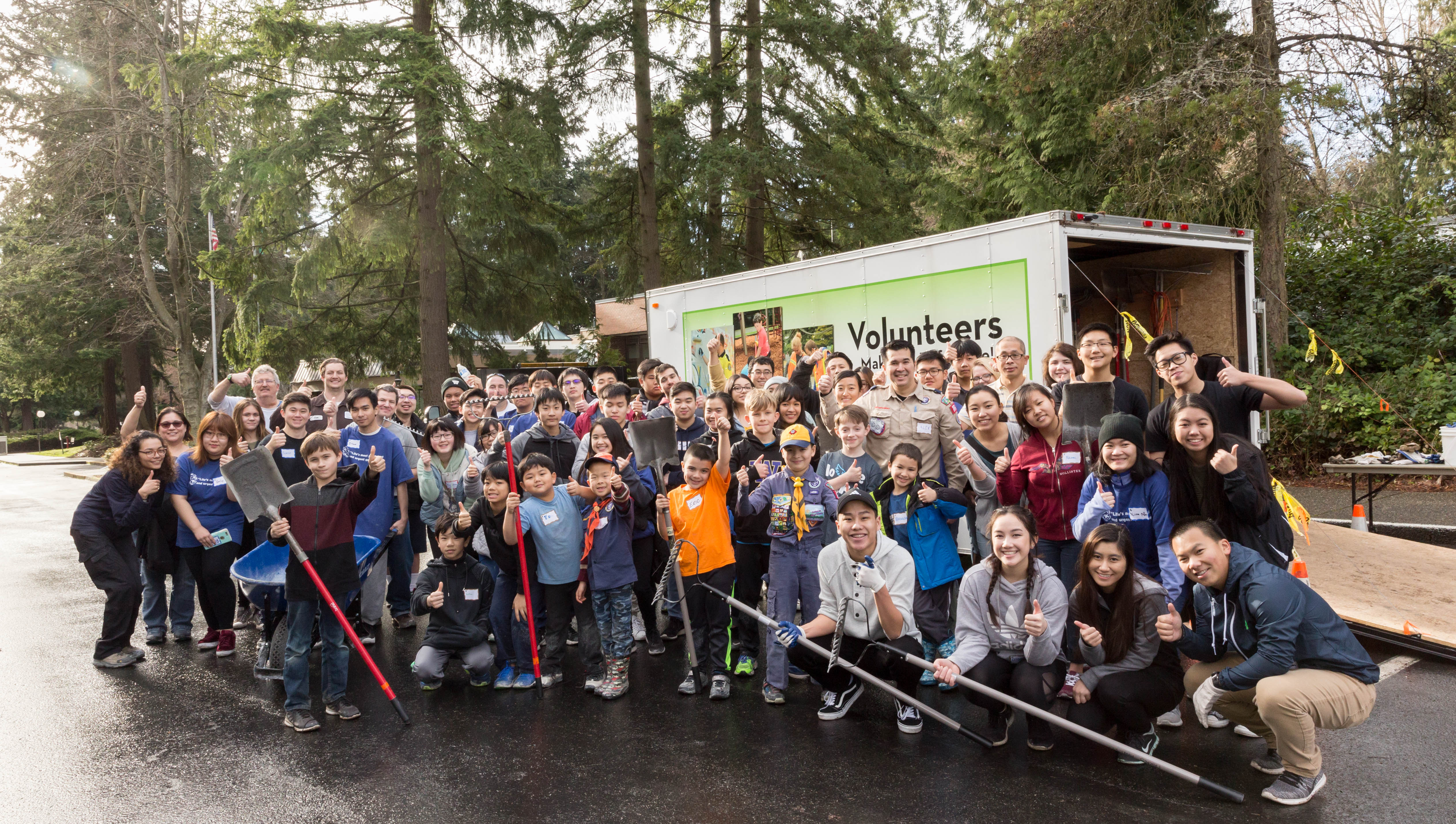 MLK Day of Service Event Participants