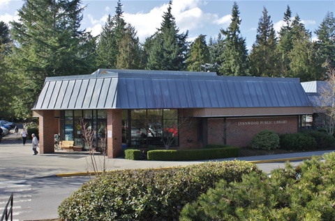 Lynnwood Library Building on the Civic Campus