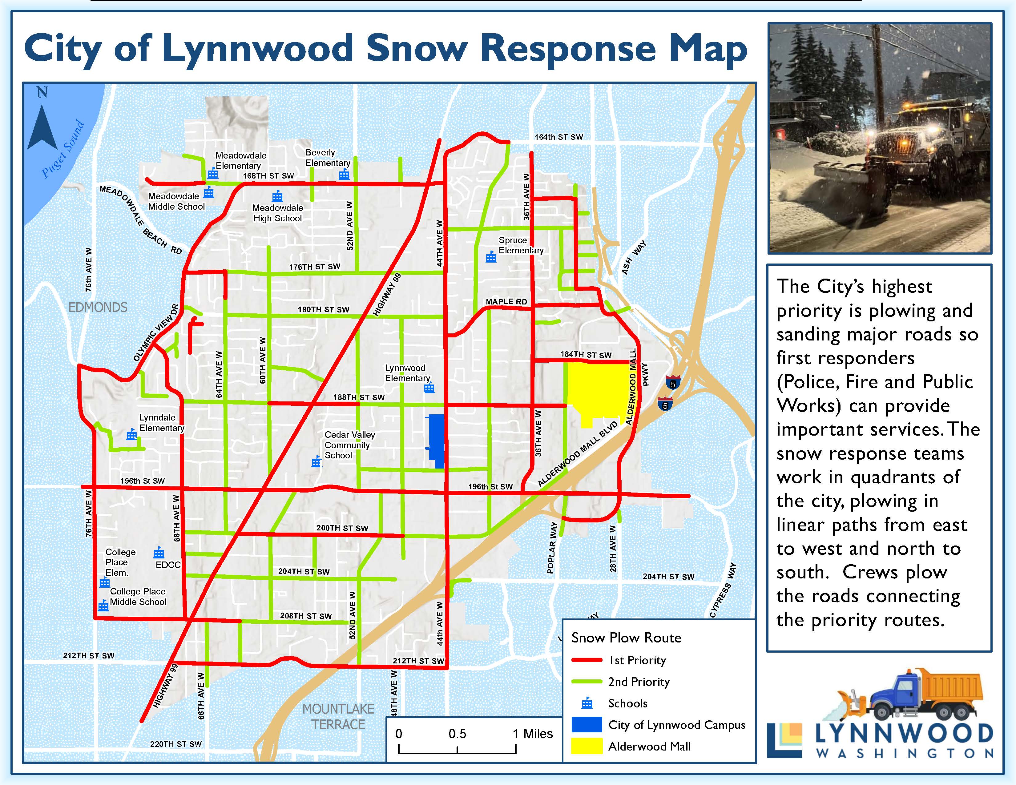 snow plow route map