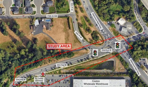 Costco-30th-33rd-Intersections-Project-Arial-Map